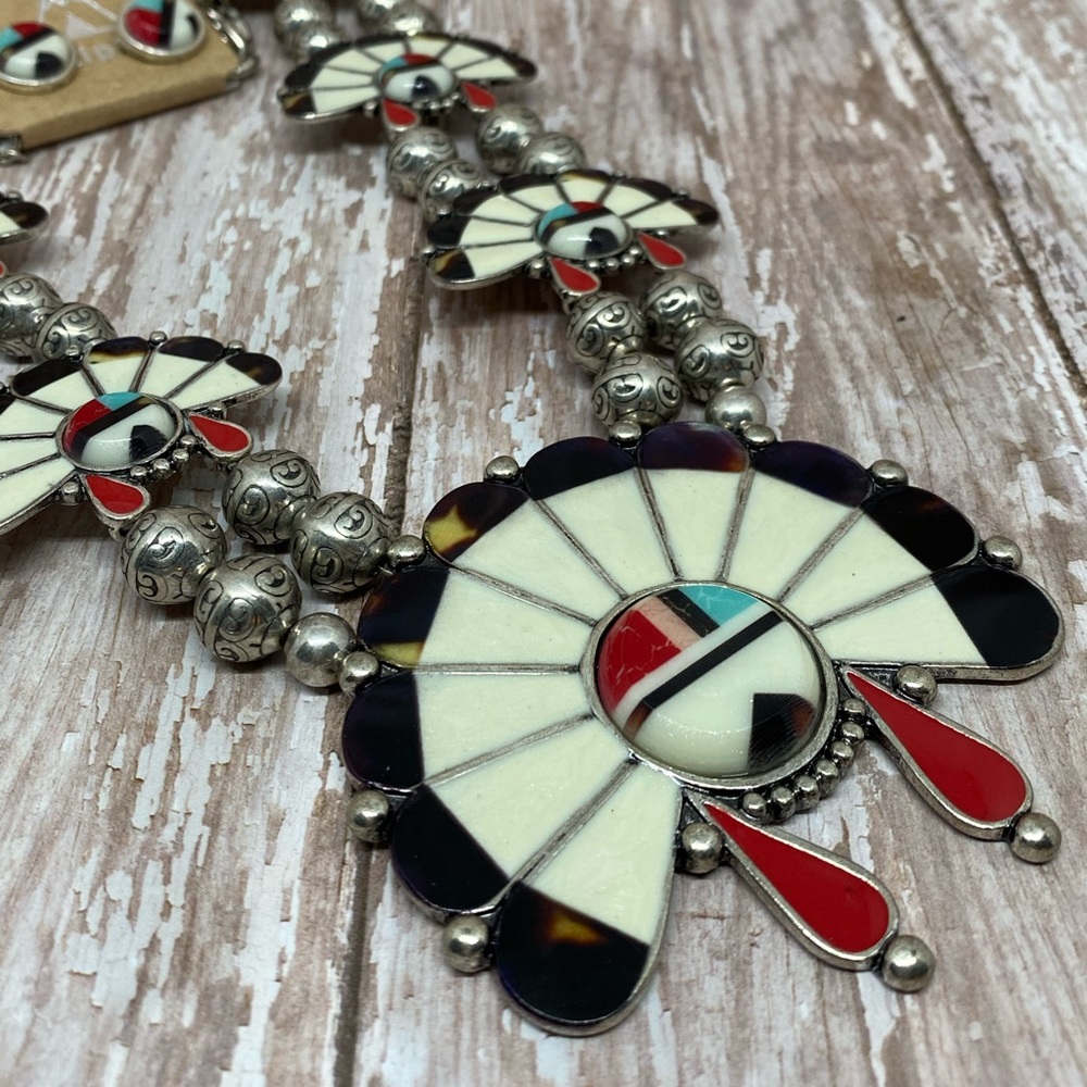 COPY - Squash Blossom Necklace Set